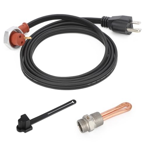 3500022 Engine Block Immersion Heater with Cover Cap for Cummins ISB, 