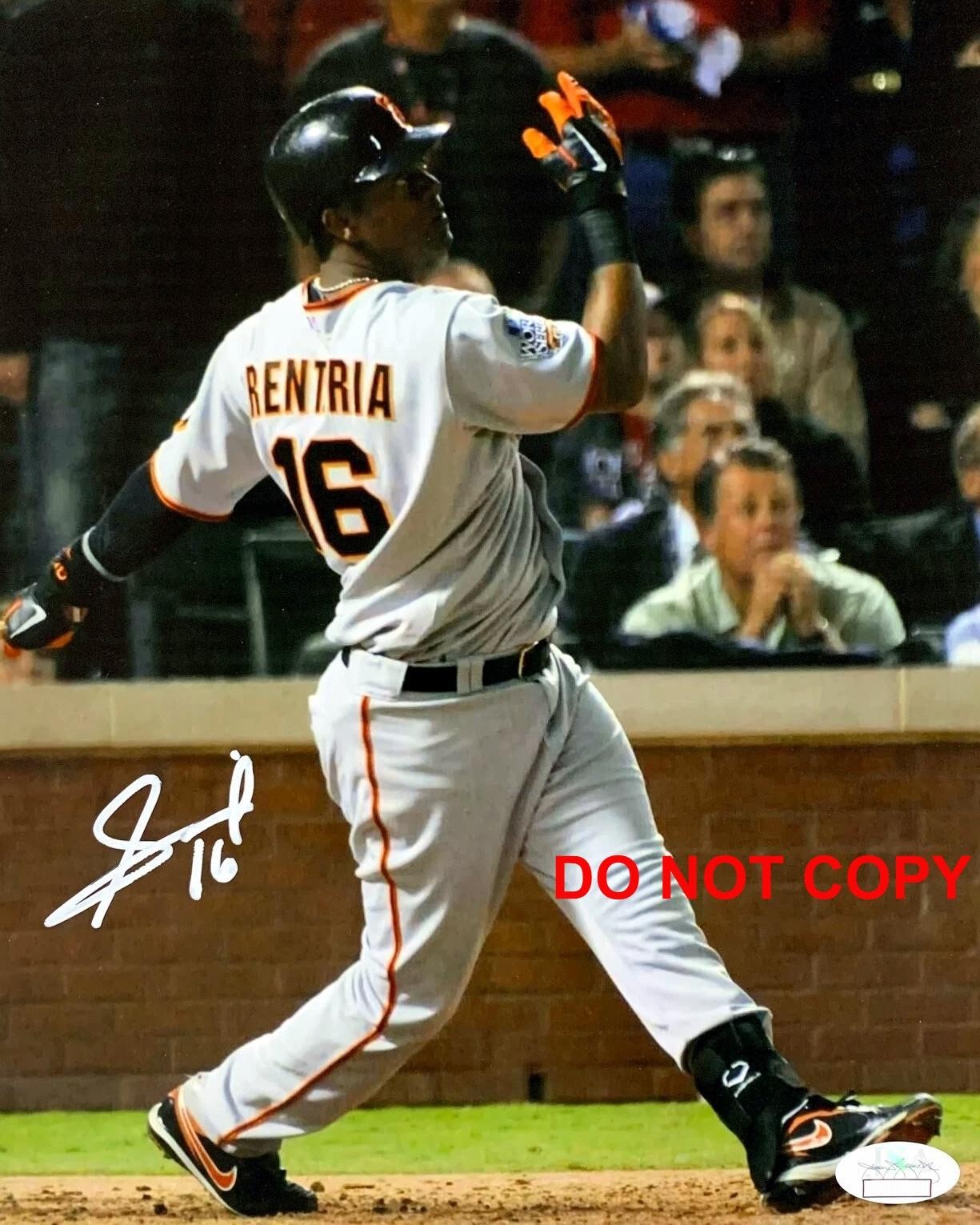Edgar Renteria SAN FRANCISCO GIANTS Signed Autographed REPRINT 8x10 Photo RP