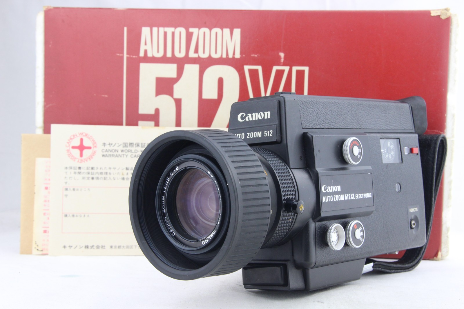 [ Appearance NEAR MINT]  CANON 512XL Auto Zoom Electronic Super8 Movie Camera