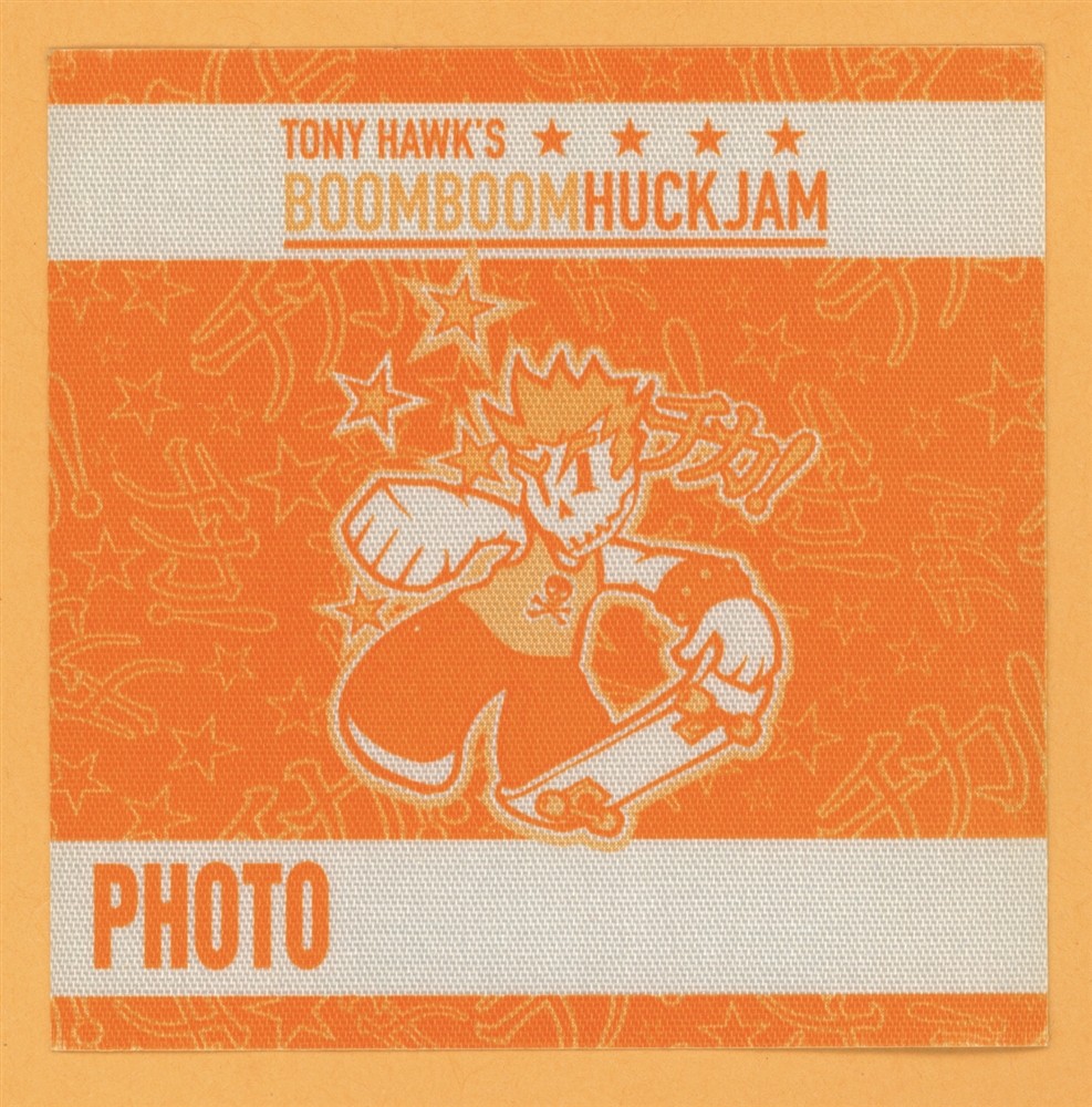Tony Hawk 2002 Boom Boom Huck Jam Photo Backstage Pass 