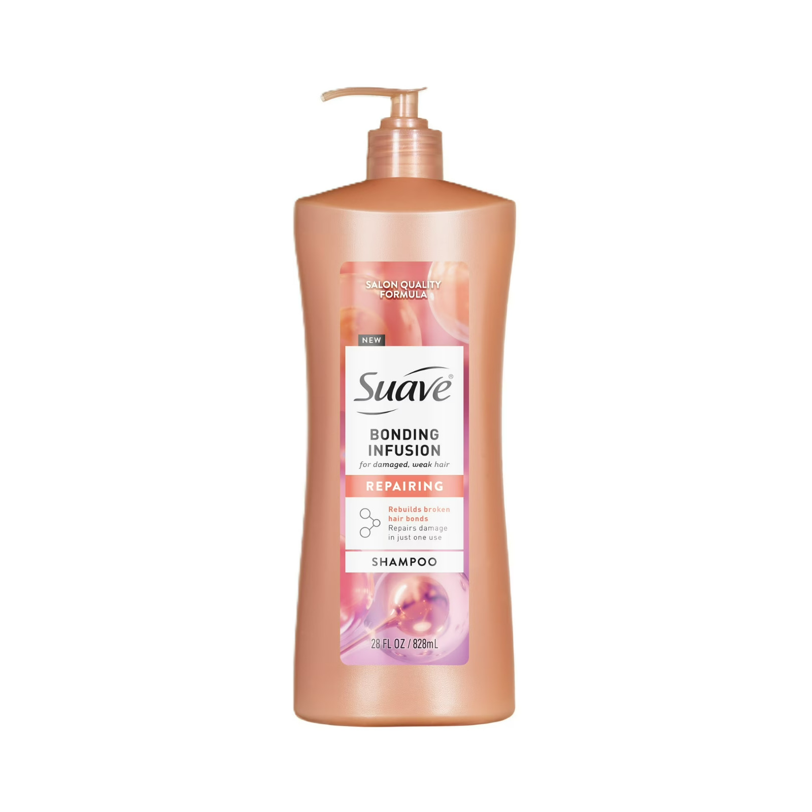 Suave Bonding Infusion Repairing Shampoo, with Bonding Complex, for Damaged Hair