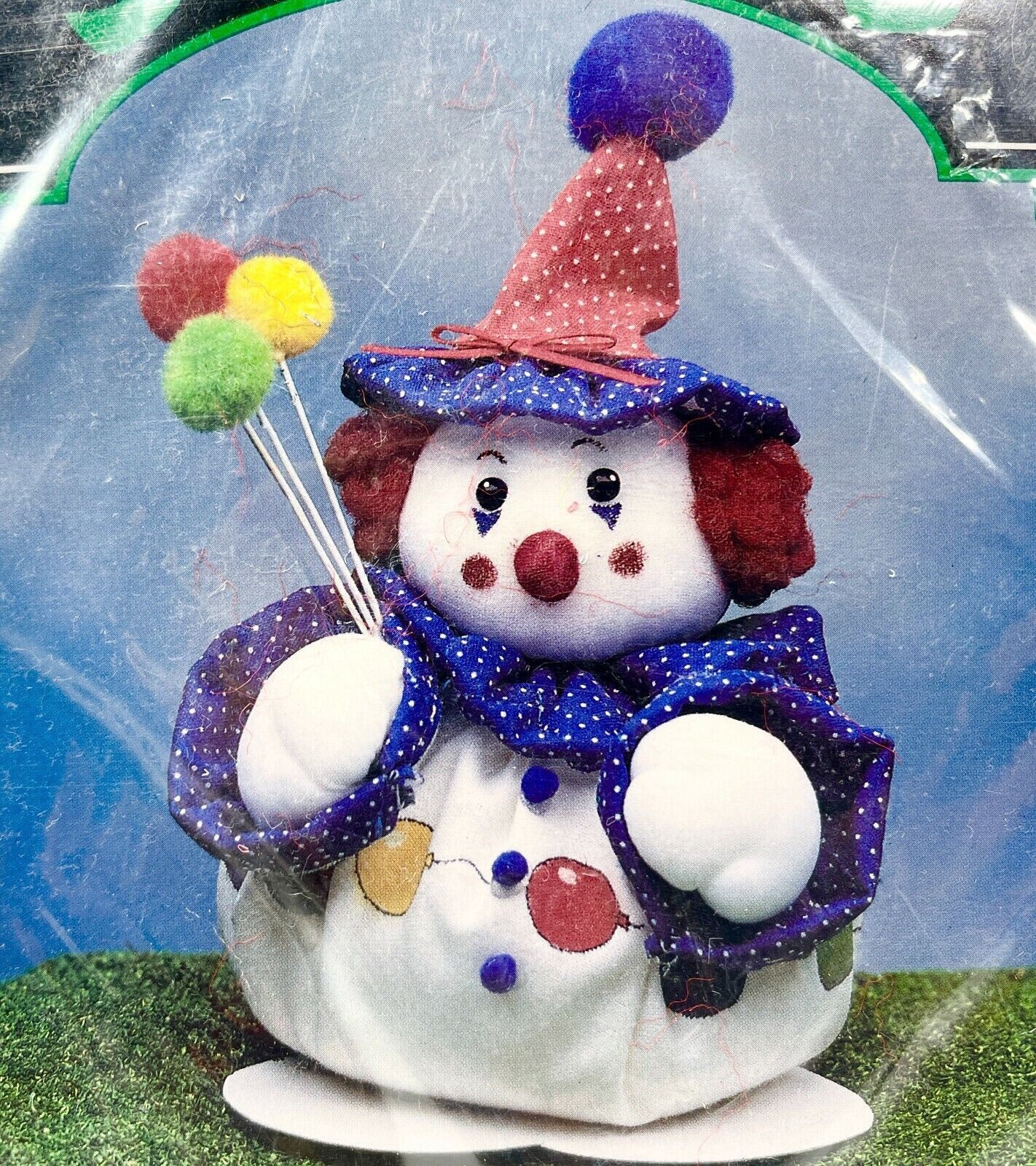 NEW 1990s Hobby Kraft Billy The Clown 9412 Soft Sculpture Decorator Kit 10941