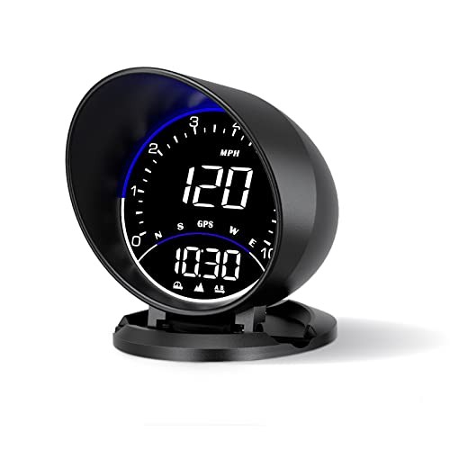 Auto GPS Speedometer G6, Car HUD Head Up Display HD Display, Overspeed Alarm 