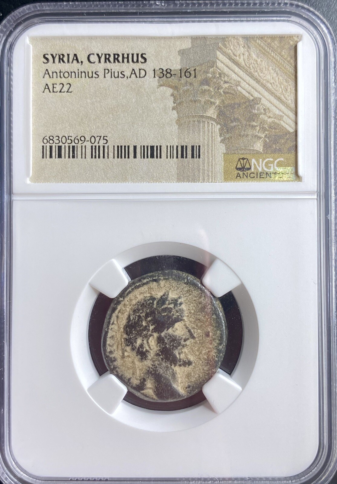 Antoninus Pius NGC Ancient Roman Coin 138-161 AD Genuine AE22