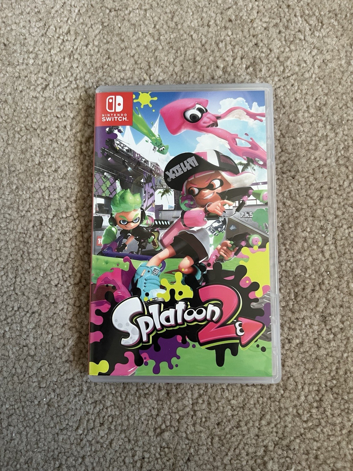 EMPTY CASE ONLY For Nintendo Switch Game Splatoon 2 NO GAME