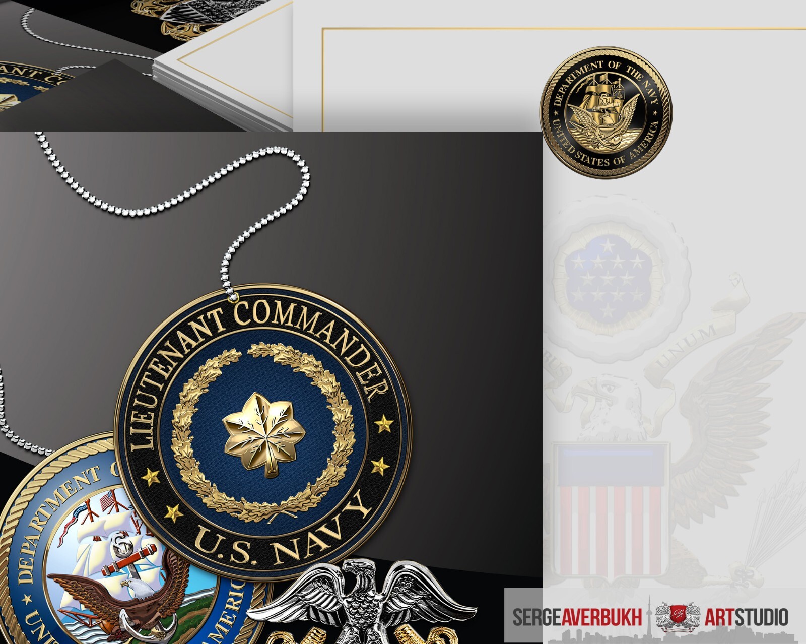 Customizable U.S. Navy Lieutenant Commander Invitation Template DIGITAL DOWNLOAD