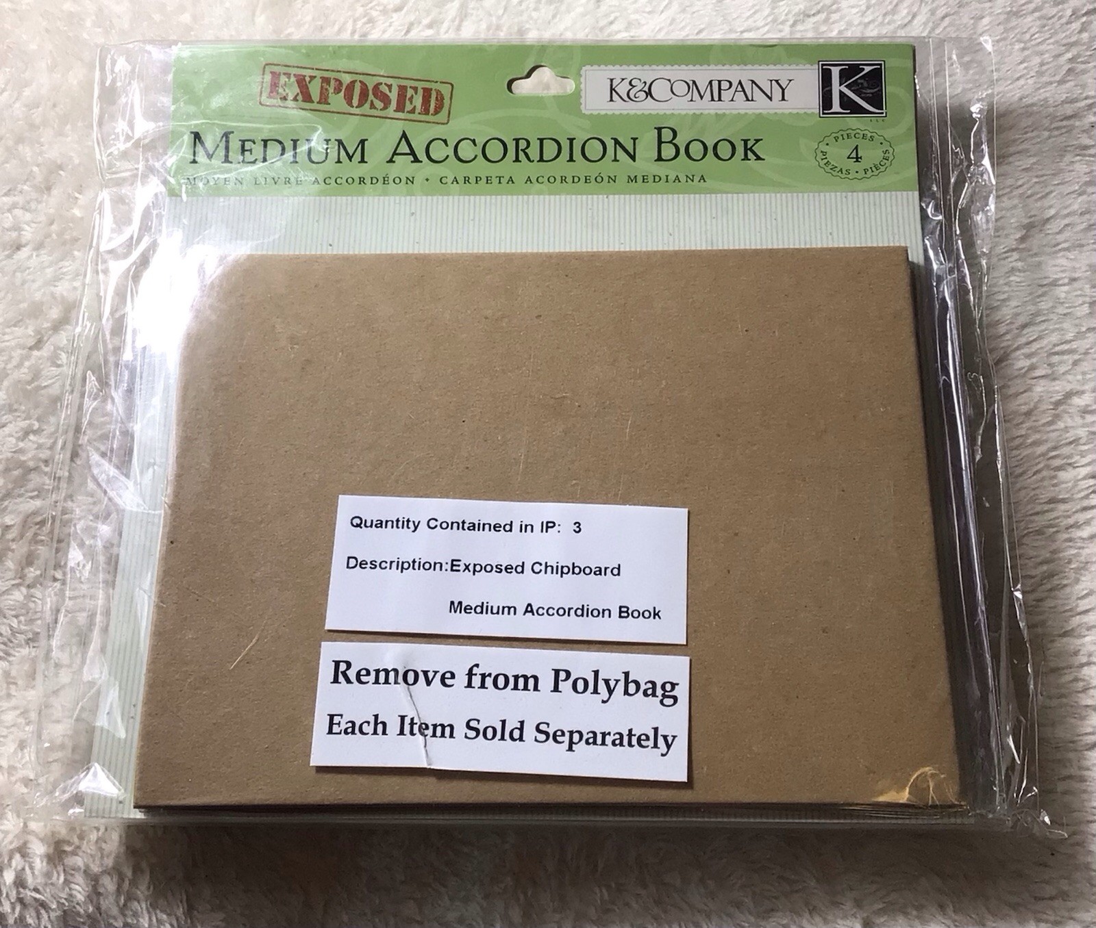 K&Company Medium Accordian Books