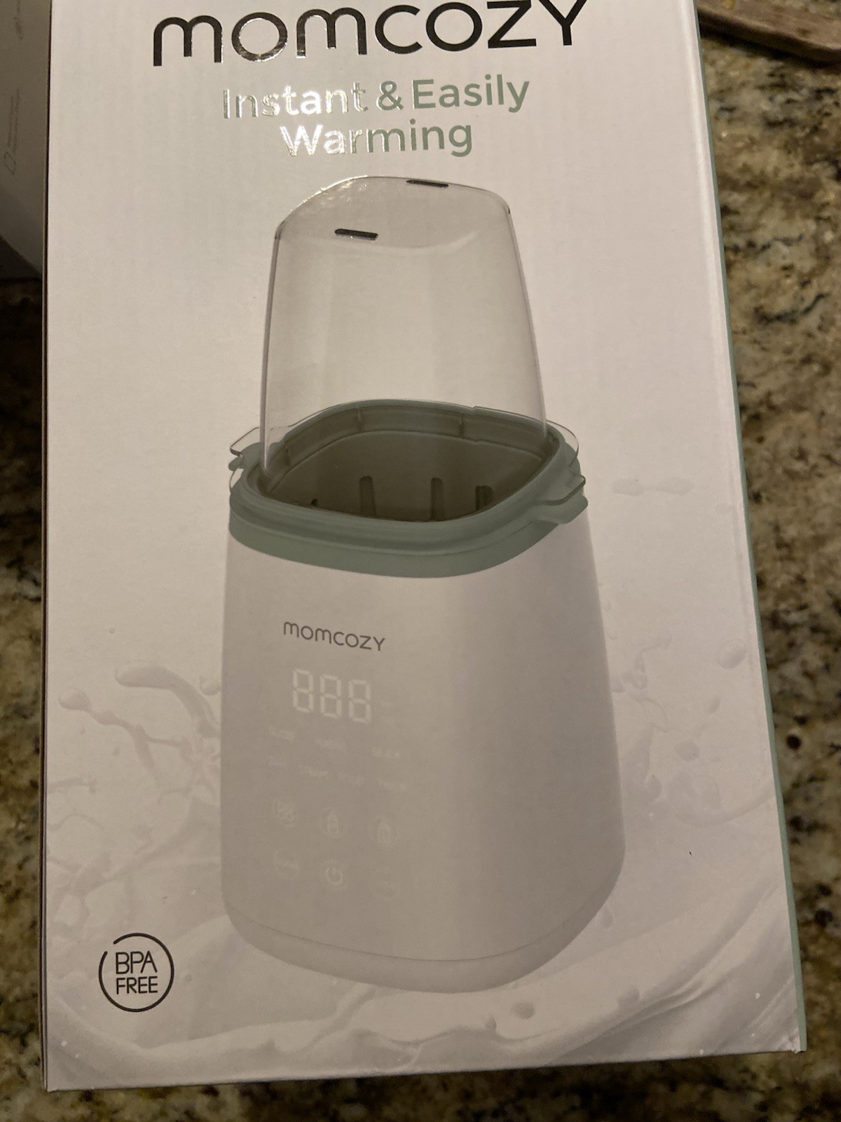 Momcozy Instant & Easily Warming Baby Bottle & Food Warmer & Thaw BPA Free