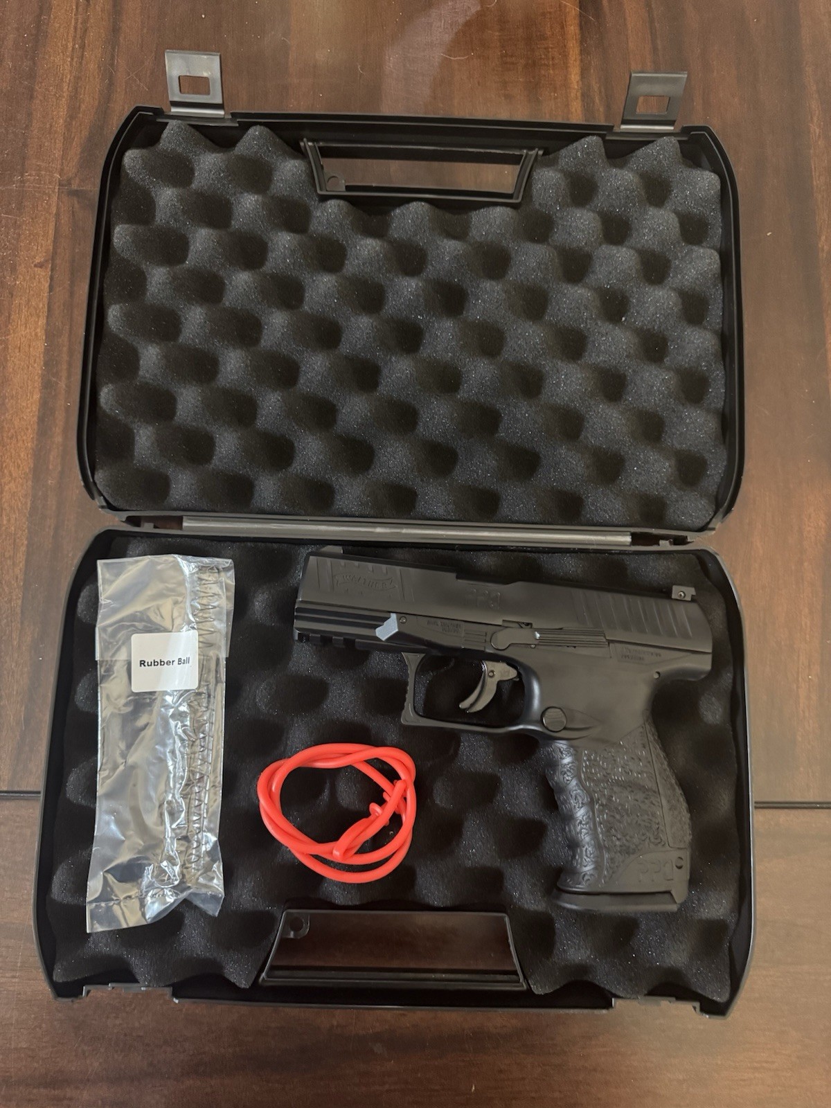 Umarex Walther PPQ M2 .43 Cal CO2 Semi-Auto Black Marker with Case & Accessories