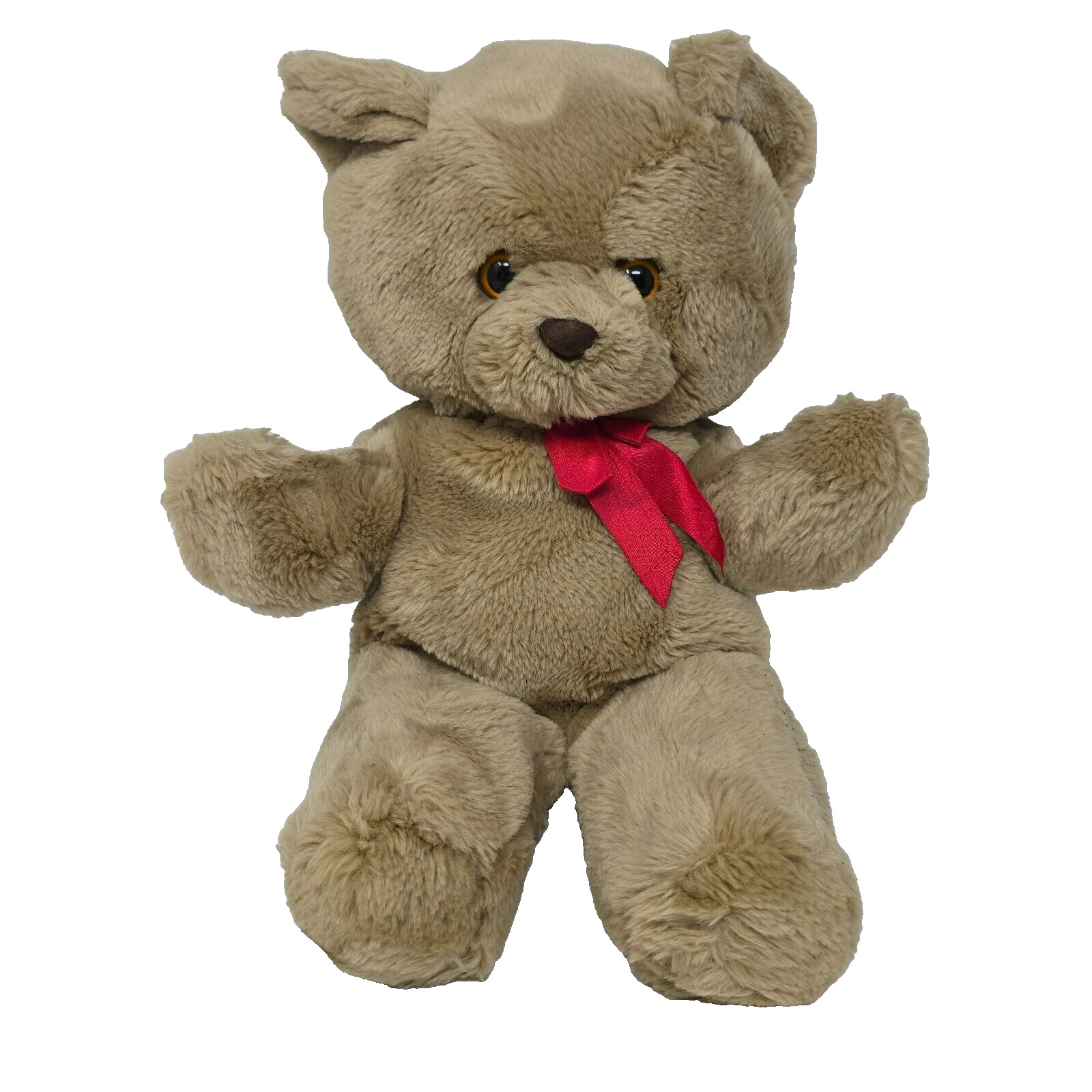 Vintage Country Critters Plush Brown Teddy Bear 15" Stuffed Toy Plush