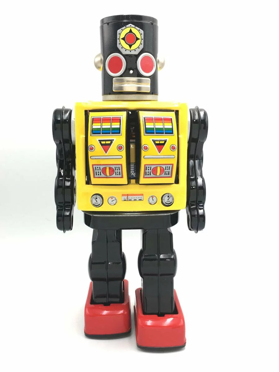 METAL HOUSE Robot Series ASTRO-ONE Black Tin Plate Robot Battery Operated Hobby
