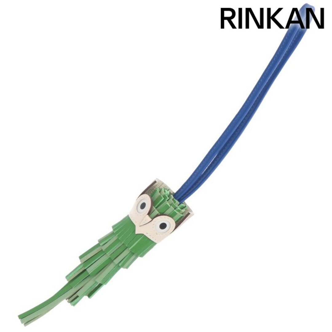 Hermes Chouette W Engraved Leather Bag Charm Men's Used aa7948d10bcaa0c045692d64