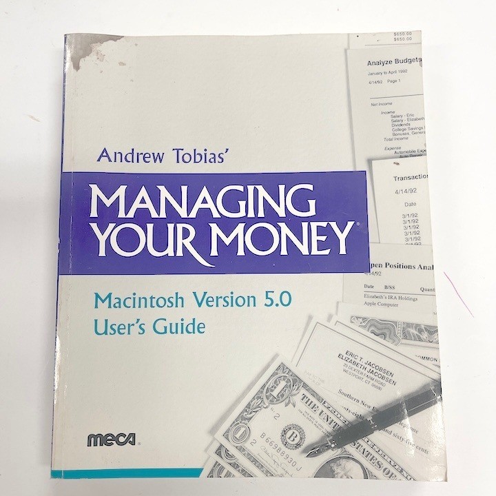 1992 Macintosh Computer Managing Your Money v 5.0 User's Guide