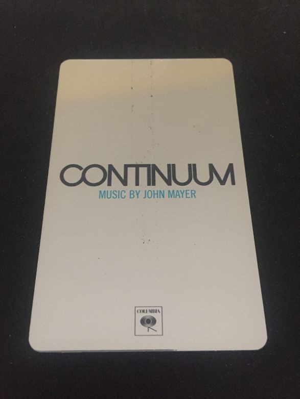 MUSICPASS John Mayer, Continuum ( 2007 ) Foil Download Card ( $0 - EXPIRED )