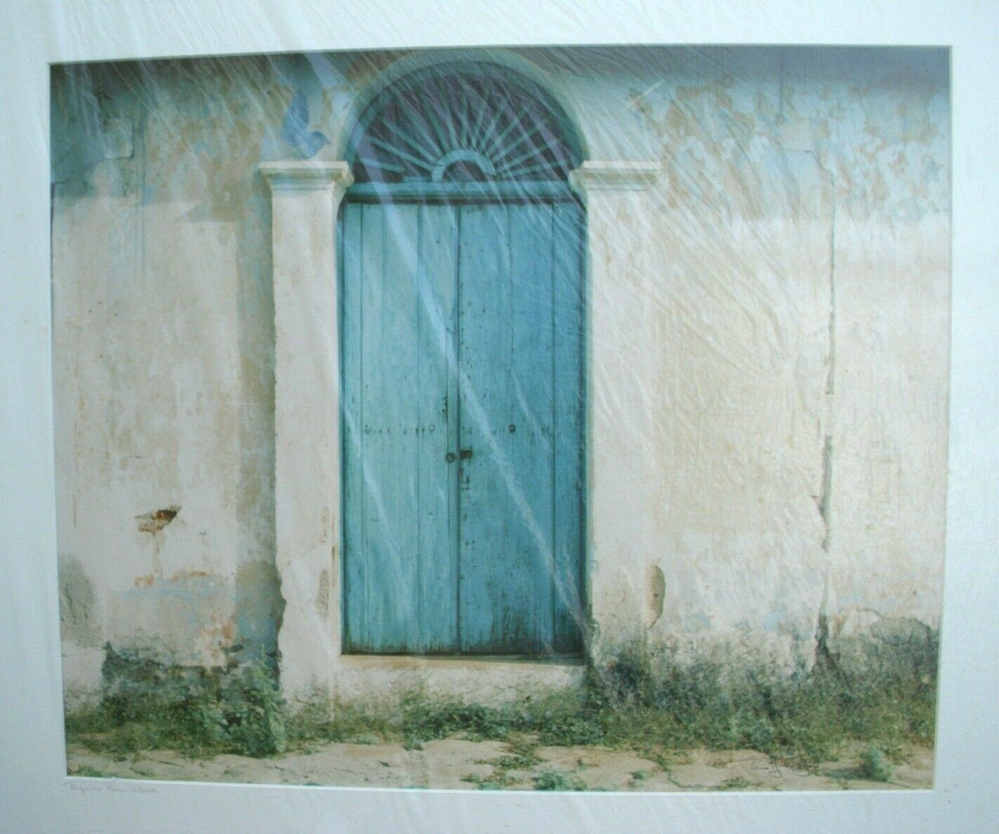 Vintage European Architecture Photograph Door Building Signed Original Artwork