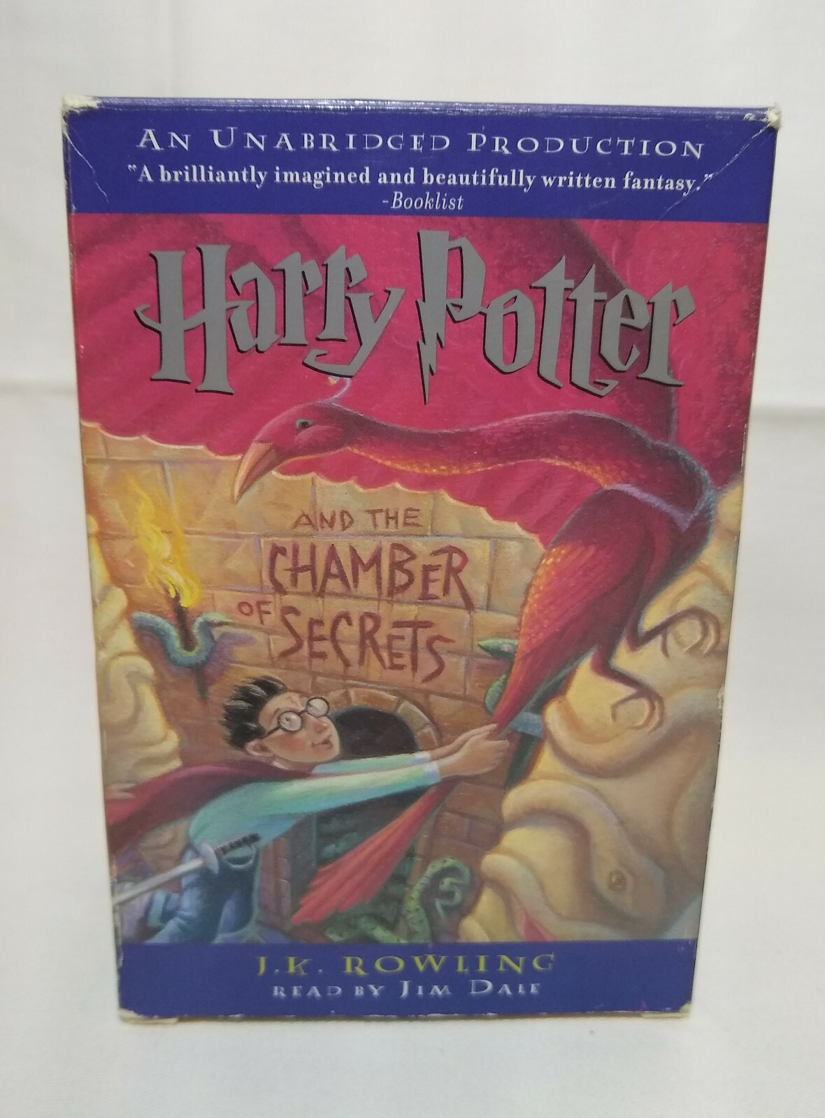 Harry Potter and The Chamber of Secrets Audio Book Set of 6 Cassette Tapes