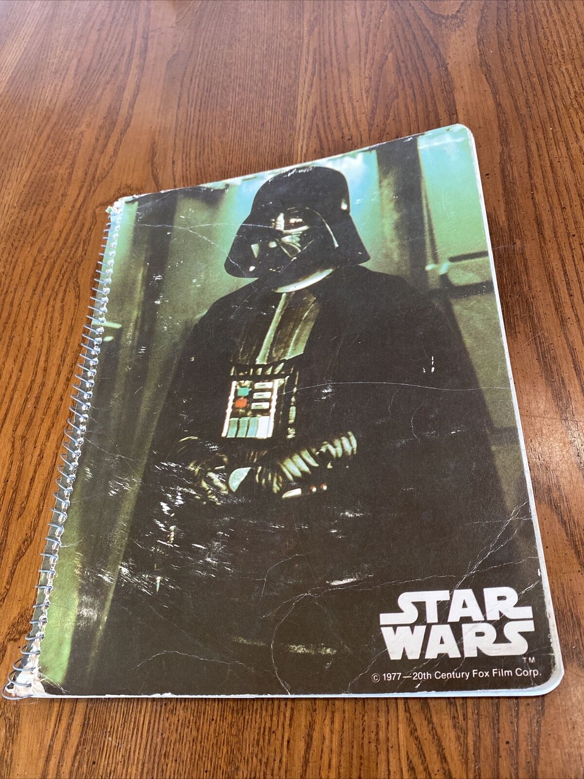 1977 Star Wars Vintage Darth Vader Notebook Lucasfilm 20th Century Fox Meas