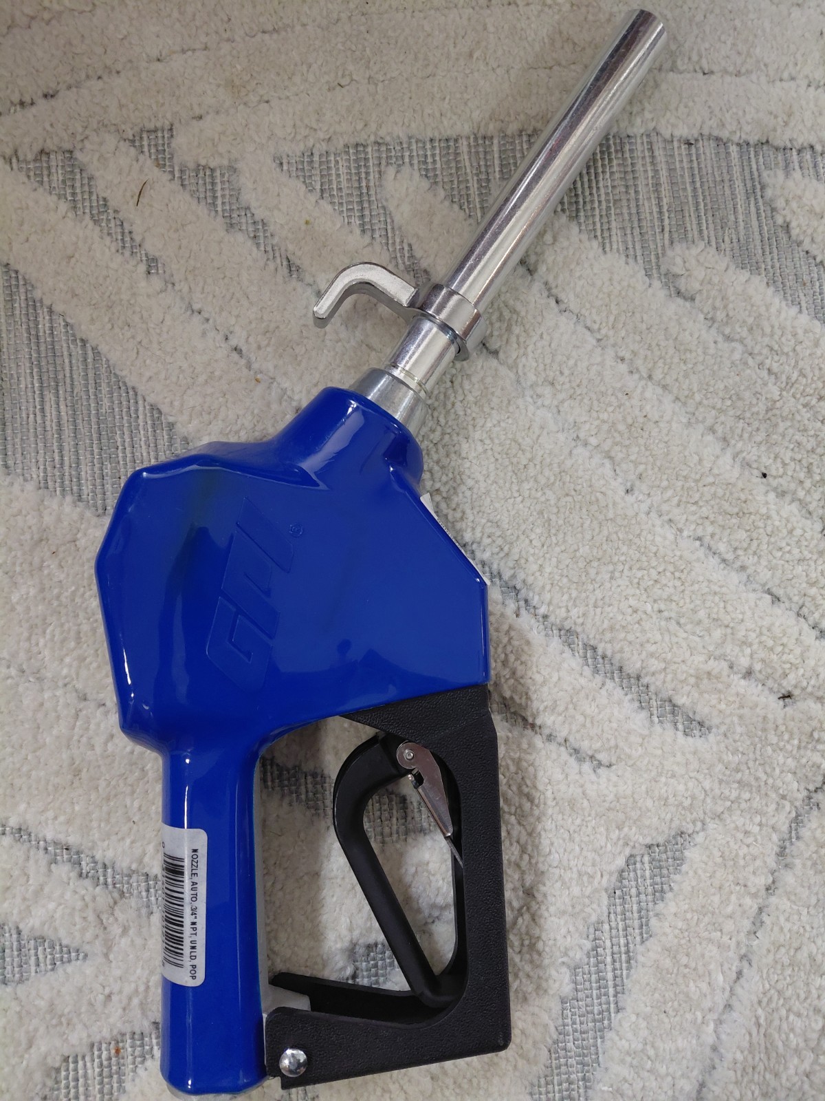 GPI Fuel Nozzle 3/4" NPT Blue