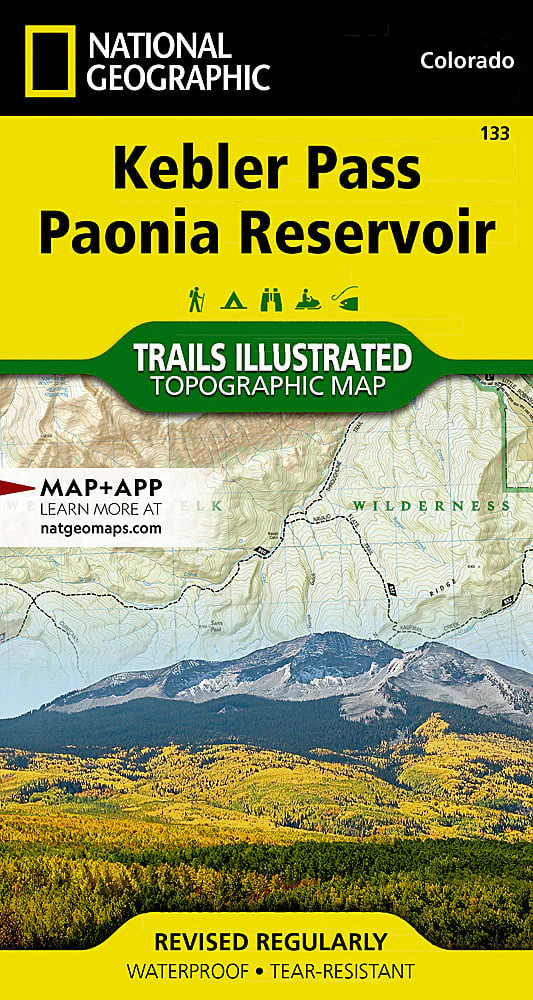 Kebler Pass, Paonia Reservoir: Map #133