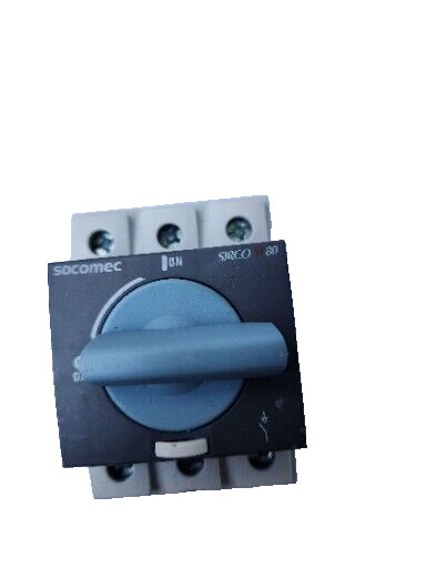 Disconnector 80A Sirco M80 With Contact Auxiliary Socomec - M80