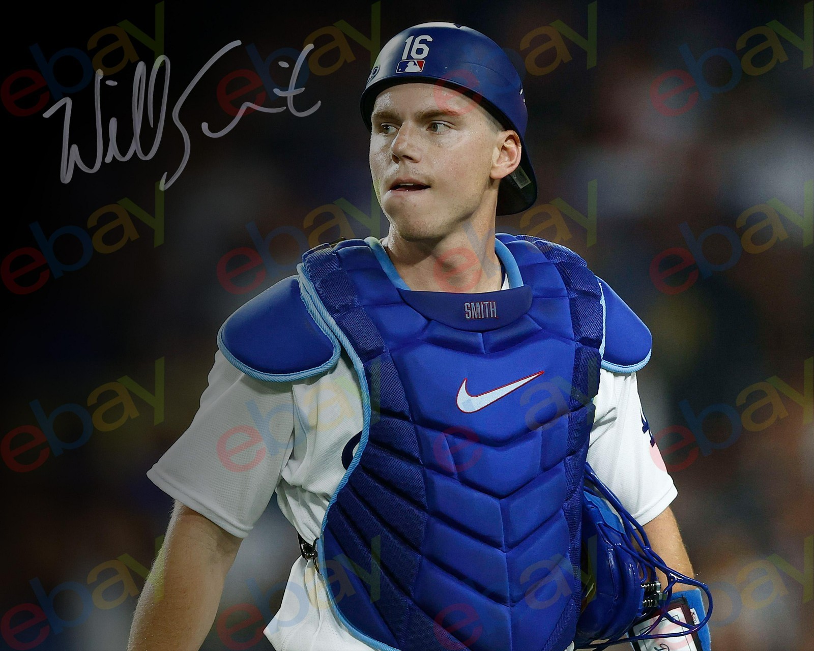 Will Smith - REPRINT auto signed 8x10 Photo Los Angeles DODGERS