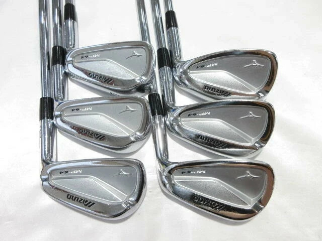 [Mizuno] MP-64 Iron Set Flex S 6pcs 5.6.7.8.9.P Dynamic Gold Right Handed Used
