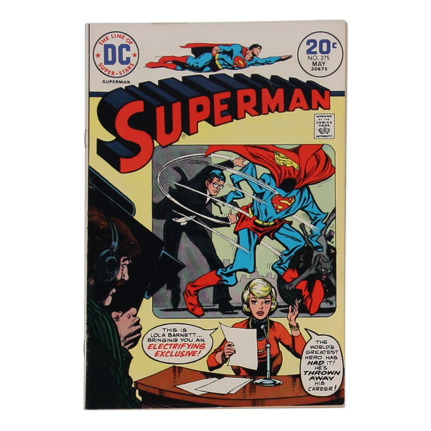 Superman #275 (1974) DC Bronze Age Comic Book – Major Event VF High Grade