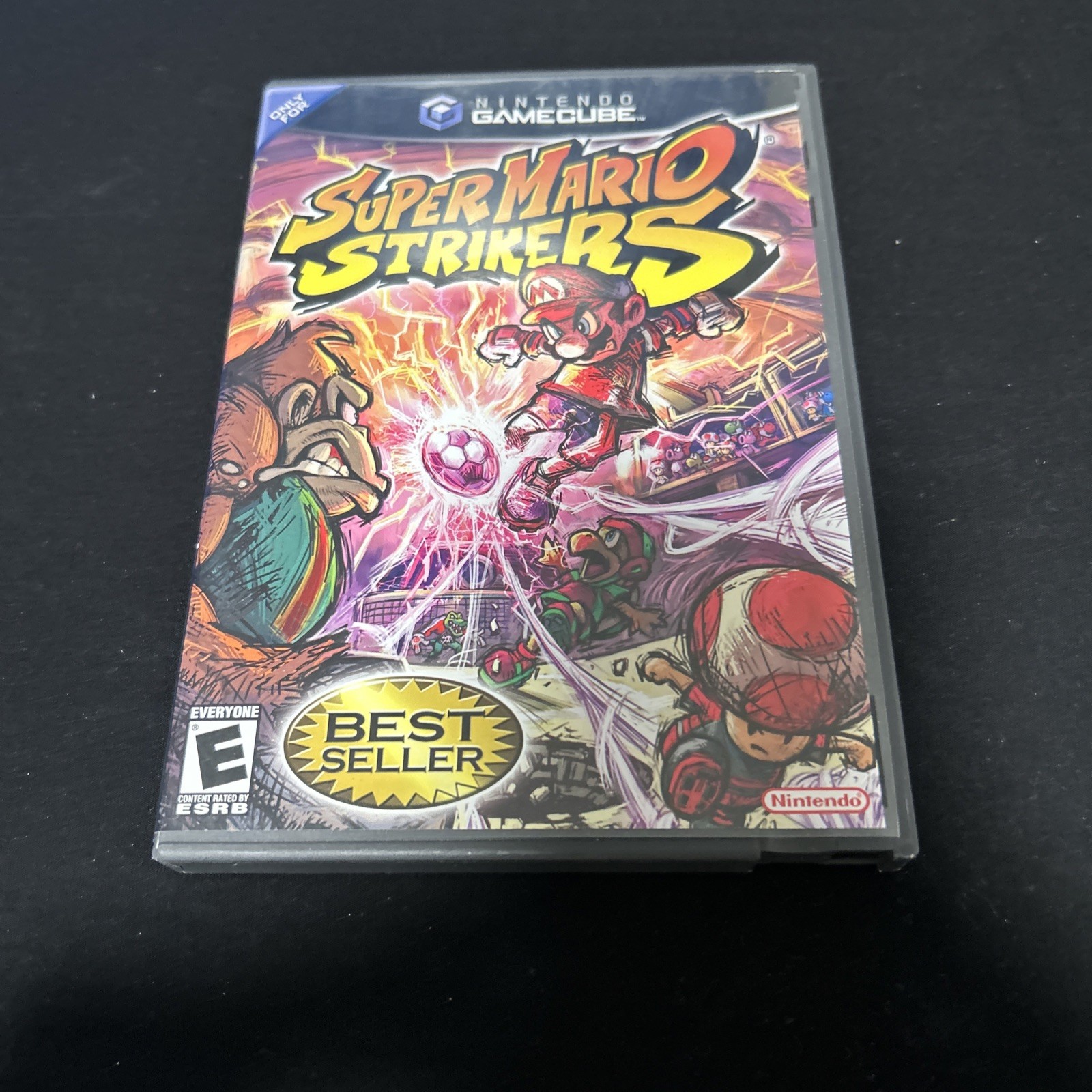 Super Mario Strikers CASE ONLY (Nintendo GameCube, 2005) NO GAME NO Manual