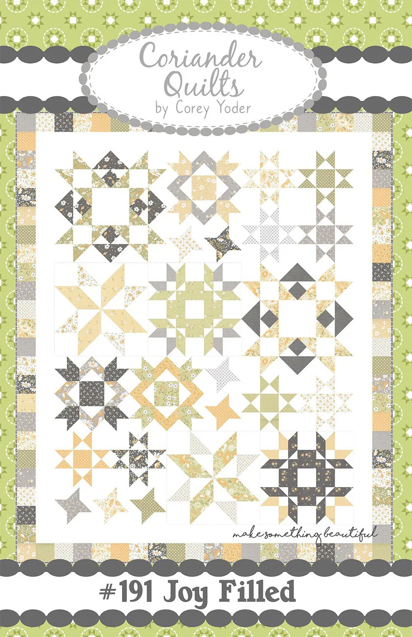 Joy Filled Quilt Pattern by Corey Yoder