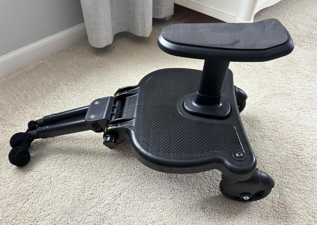 Universal Stroller Board 2-in-1 Sit and Stand Detachable Seat- Holds Up to 55lbs