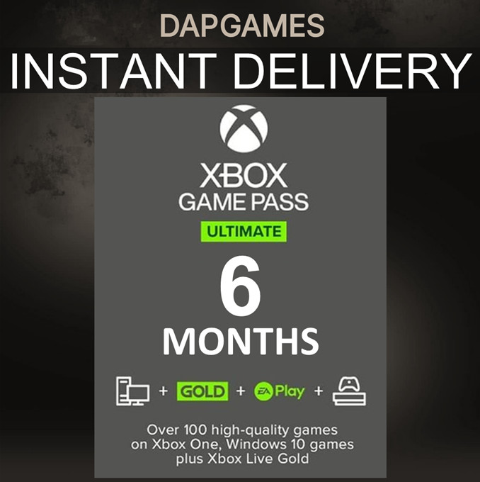 6 Months Xbox Game Pass Ultimate Membership FAST DELIVERY
