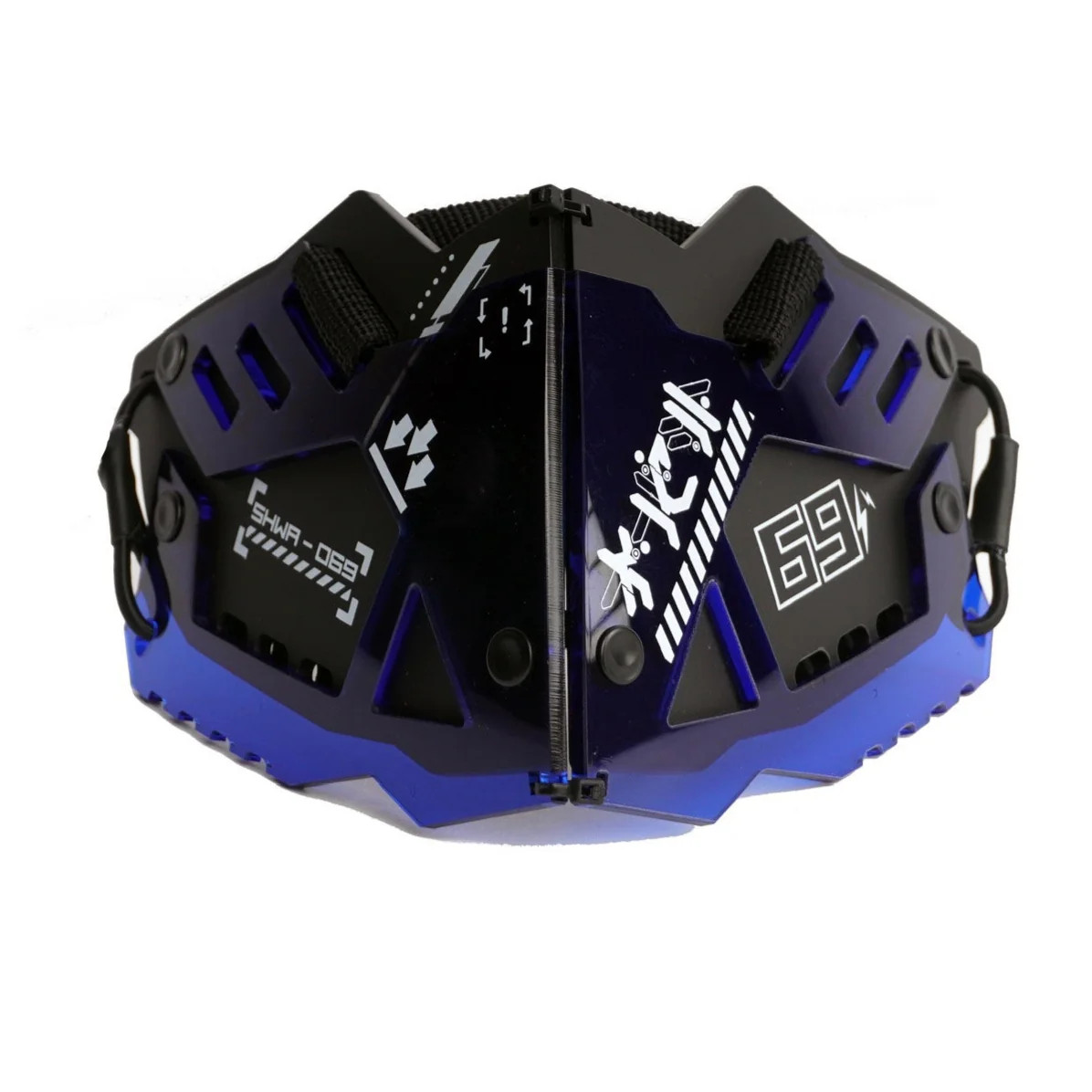 [SHWA] SW-01 Techwear Style QOZE Collab Mask Cover - Royal Blue