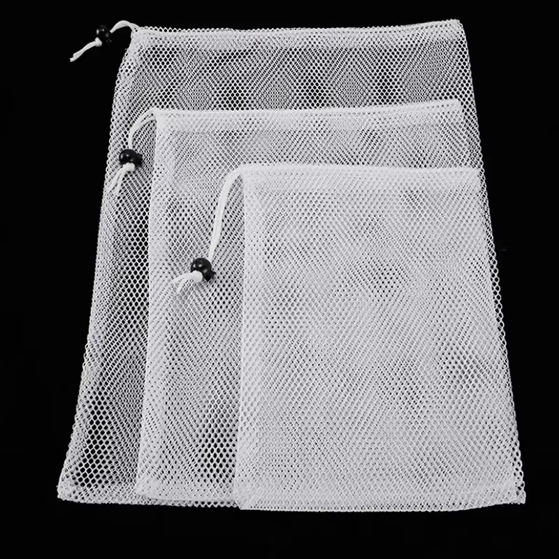 10Pcs Filter Net Bag Mesh Bag Acquarium Pond for Bio Ball Carbon Media Ammonia A