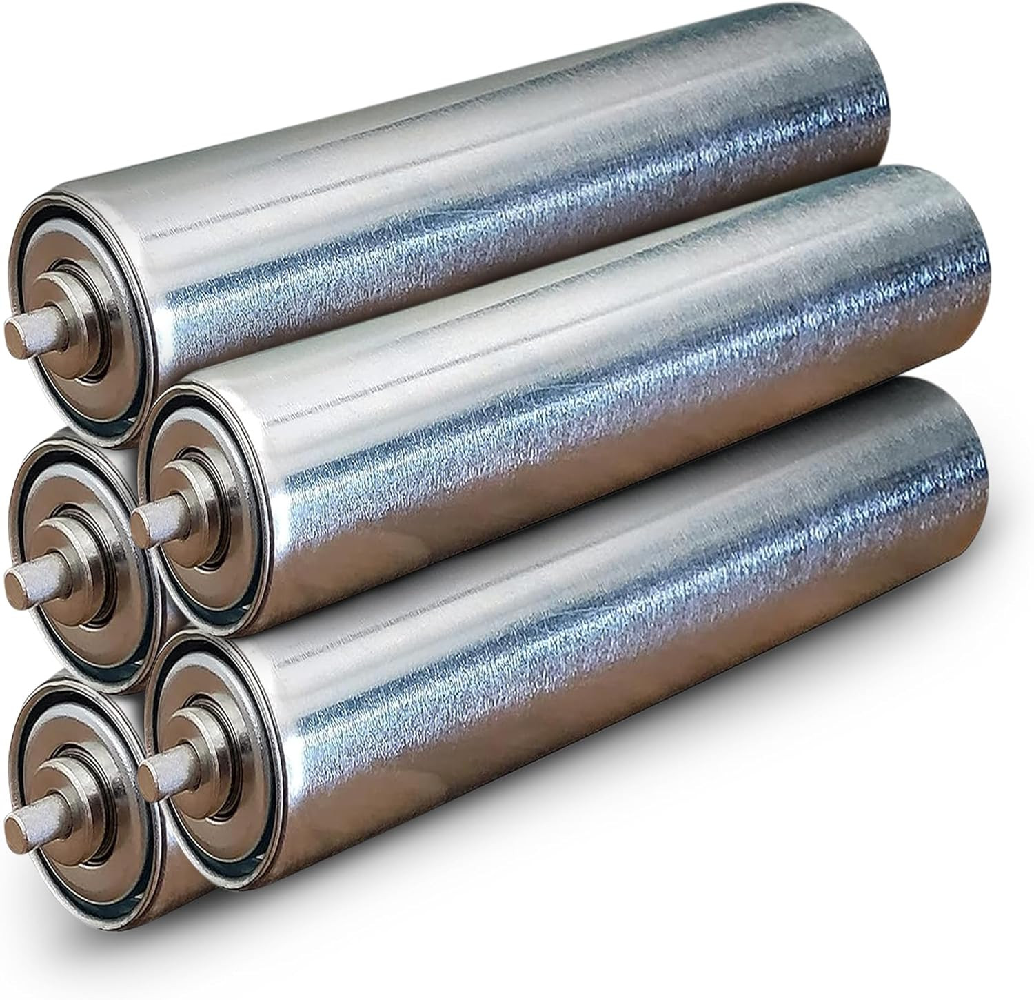 Conveyor Rollers - Galvanized Steel Replacement, 1.5" Diameter, 10"