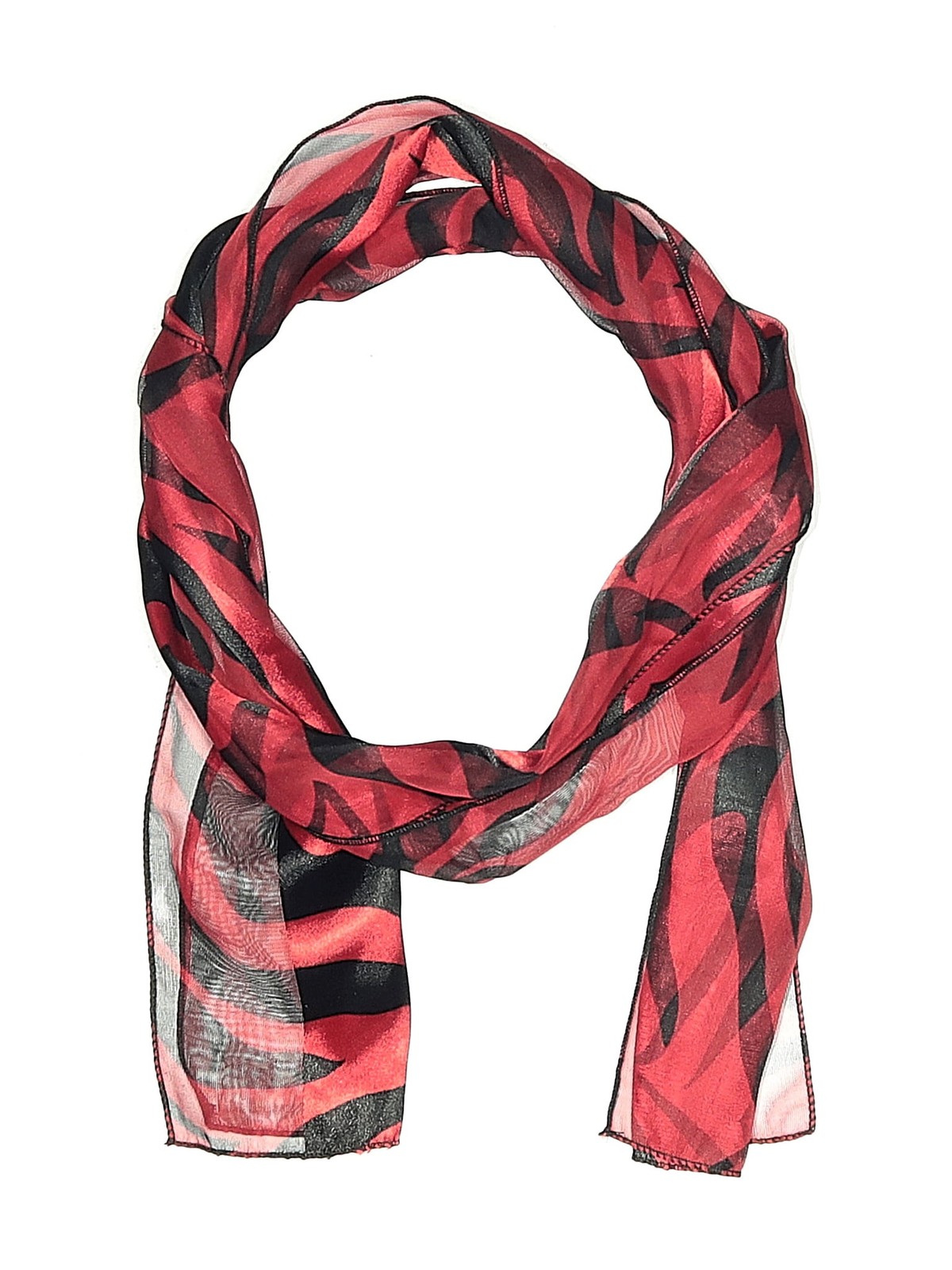 Unbranded Women Red Scarf One Size