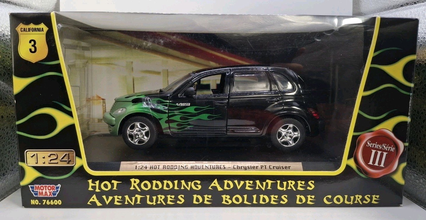 Motor Max Hot Rodding Adventures Crysler PT Cruiser 1/24 DIECAST New Series III