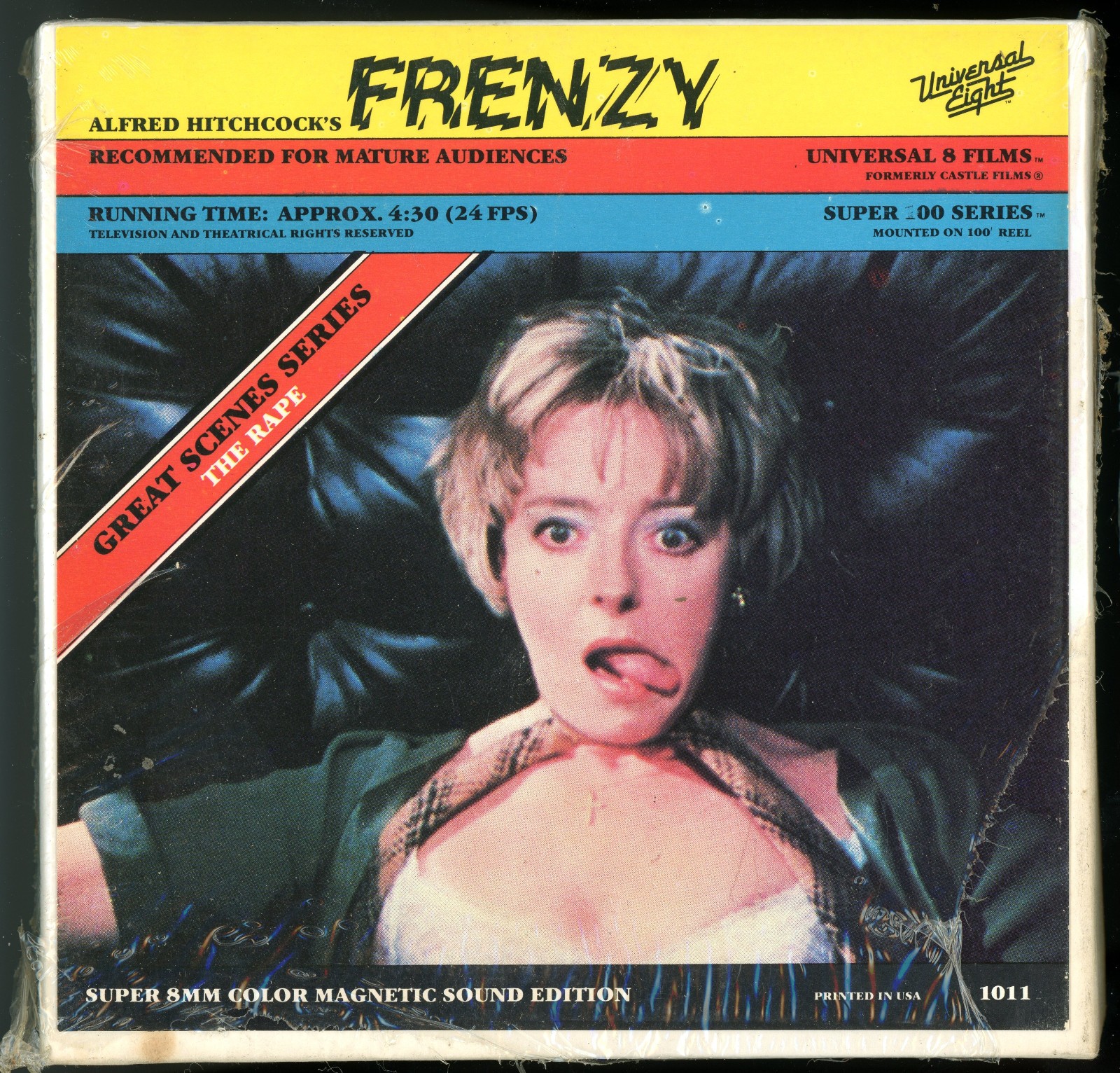 SUPER 8 SOUND PRINT-FRENZY-HITCHCOCK-UNIVERSAL 8 GREAT SCENES SERIES-SEALED