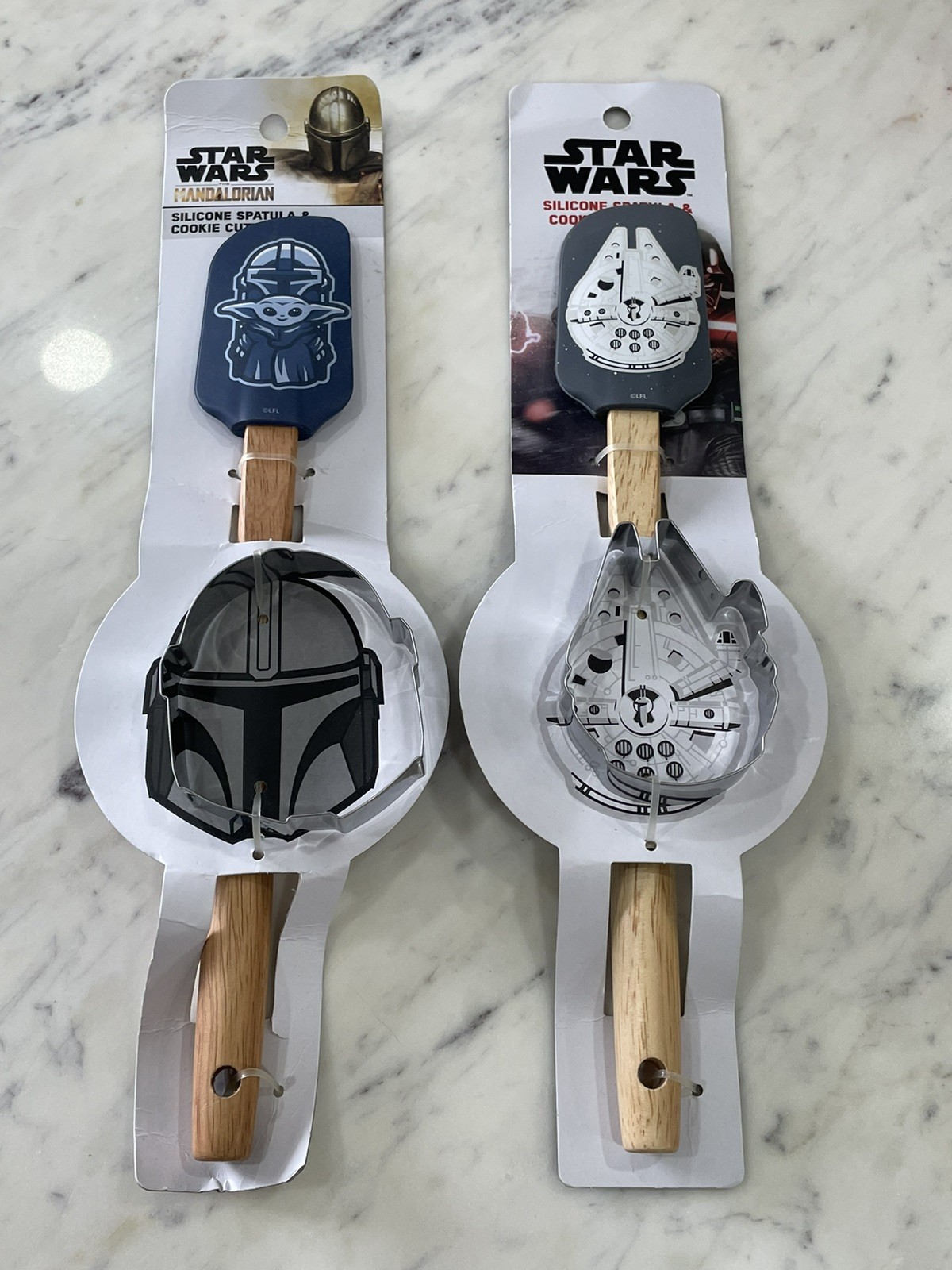 NEW Star Wars Millenium Falcon Mandalorian Spatula Kitchen Utensil Cookie Cutter