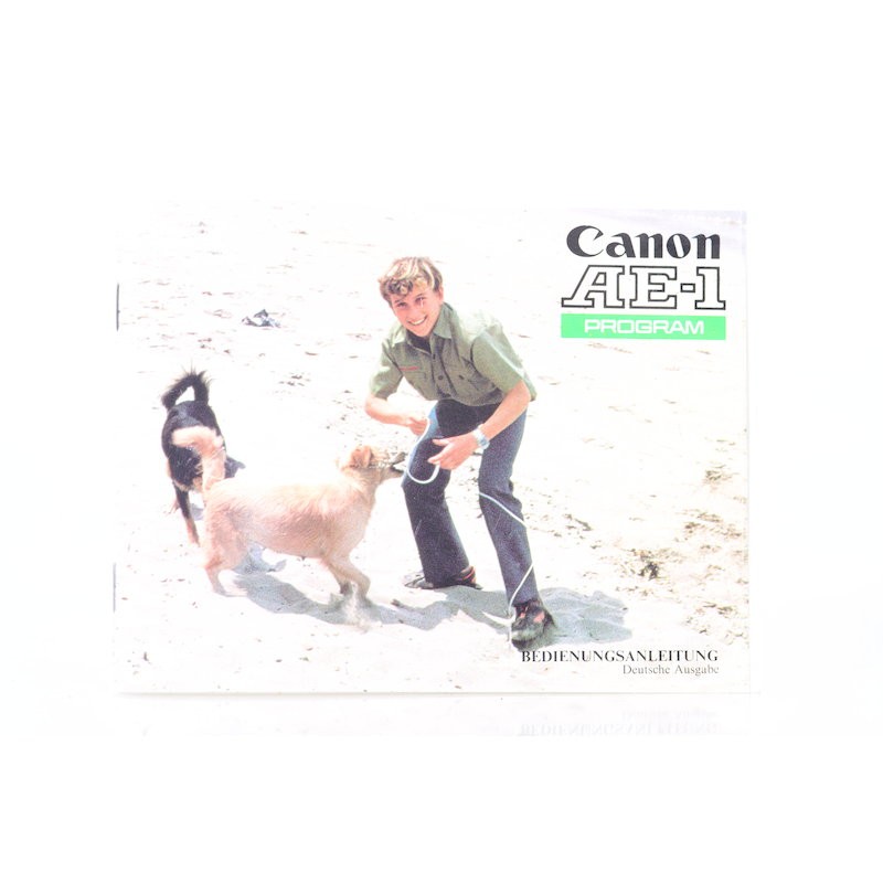 Canon AE-1 Program Instruction Manual DEUTSCH