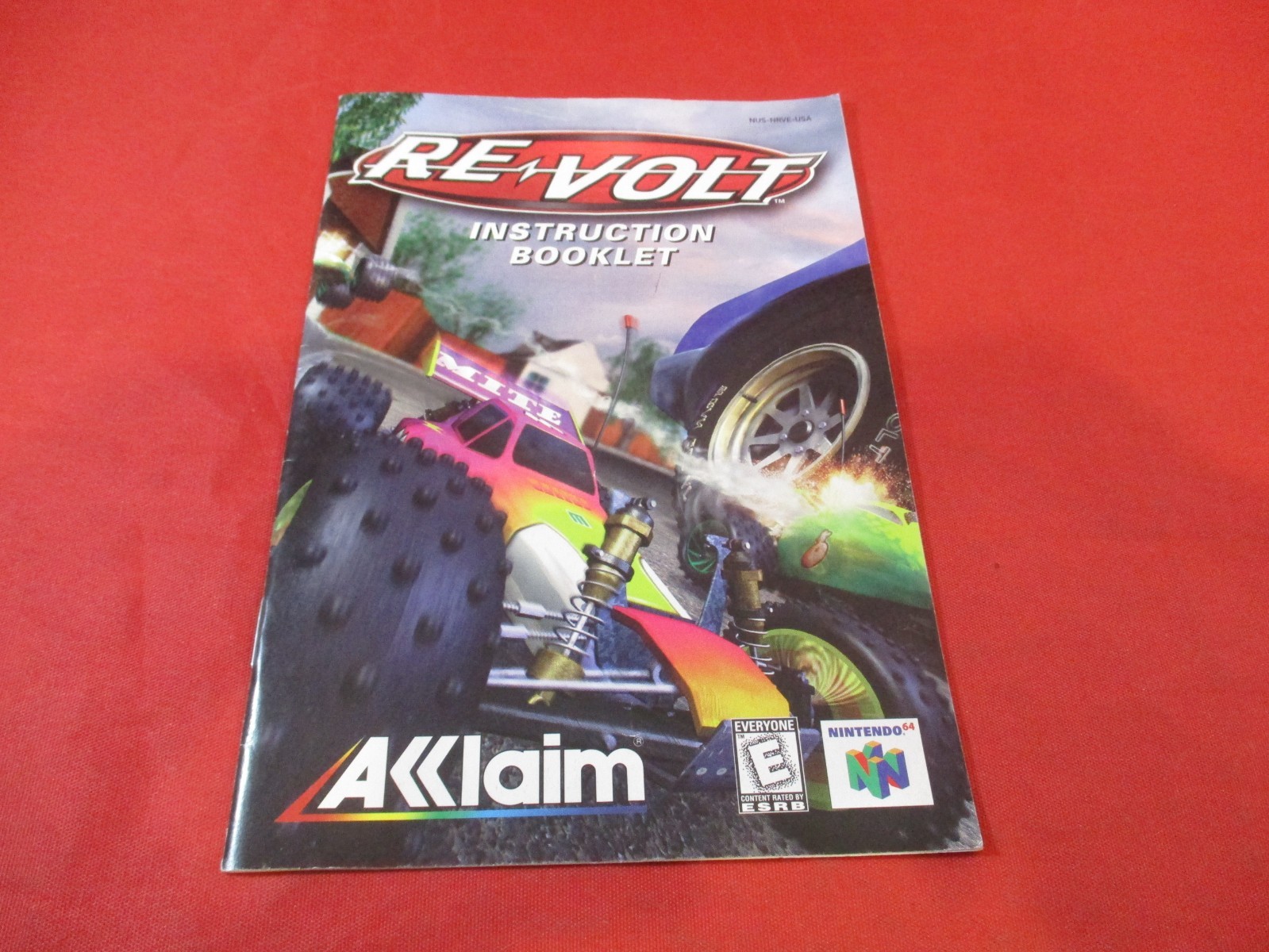 Re-Volt Nintendo 64 N64 Instruction Manual Booklet ONLY