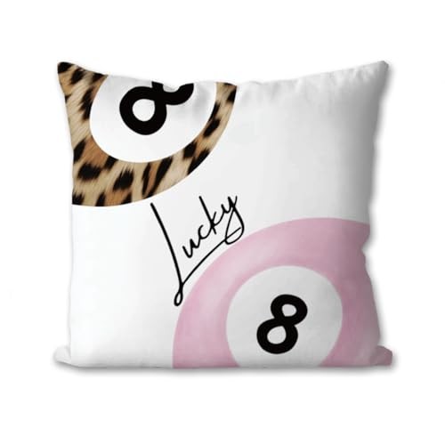 Cheetah Leopard 8 Ball Pillow Covers, Cheetah Leopard Print Room Leopard9