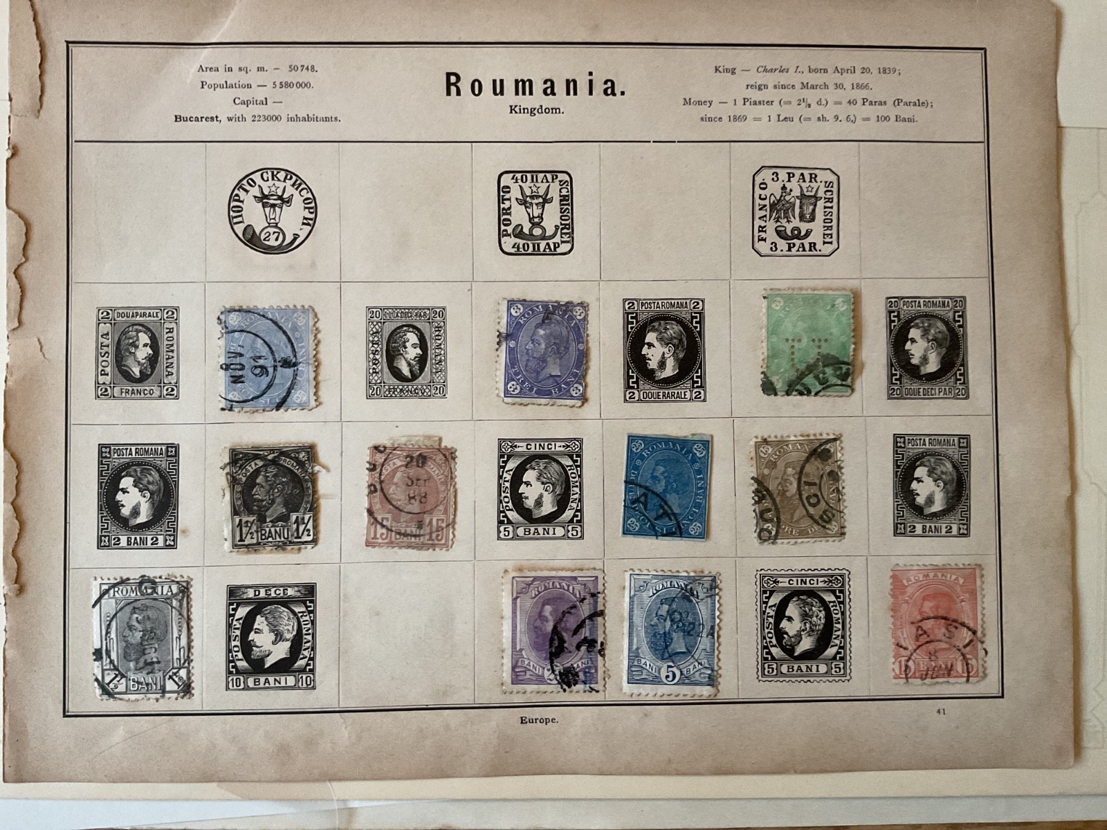 Romania mounted mint or used on stamps pages B3434