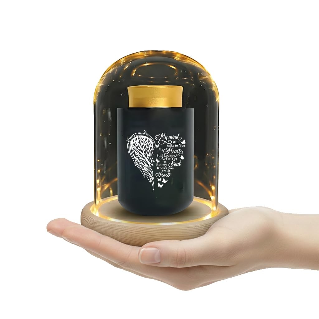 Small Keepsake Urn for Adult Ashes for Women/Female/Mom/Grandma, Mini Urns fo...