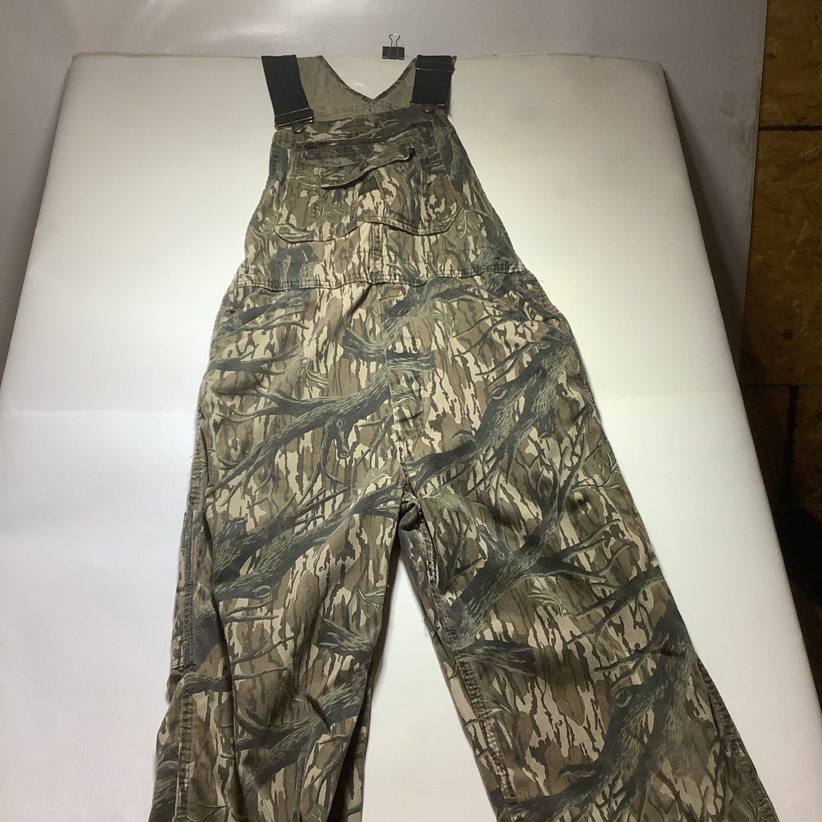 Vintage Liberty Overalls Size 32 Realtree Hardwood Camo Camouflage Bibs Hunting