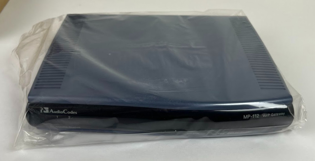 AudioCodes MP-112/2FXS/3AC MediaPack 112 VoIP Gateway 2 FXS SIP Analog Adapter