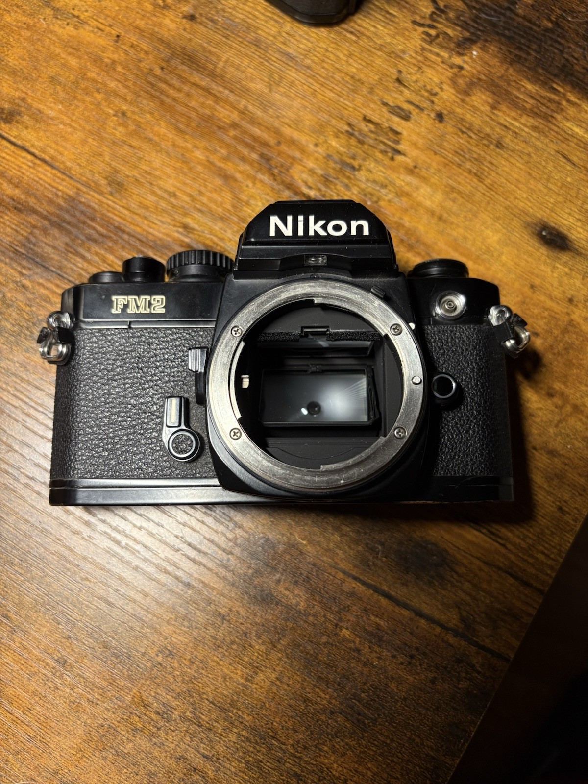 Nikon FM2 Black SLR Film Camera Body From Japan Film Tested Working Meter