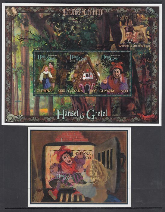 British Guiana - Mail Yvert 4379/81+H.280 ** MNH Walt Disney