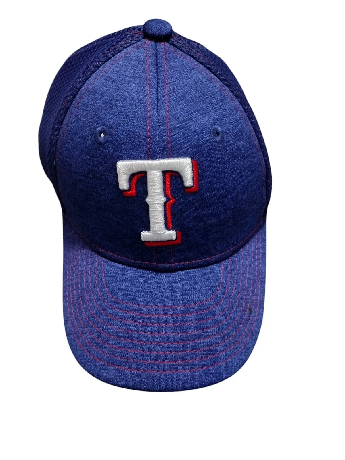 New Era Youth Texas Rangers 9Forty The League Blue Adjustable Strap Hat Cap dr1