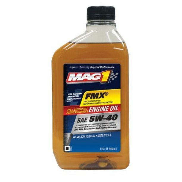 MAG1 Full Synthetic Motor Oil 5W40 1 QT PLUS MAG61790