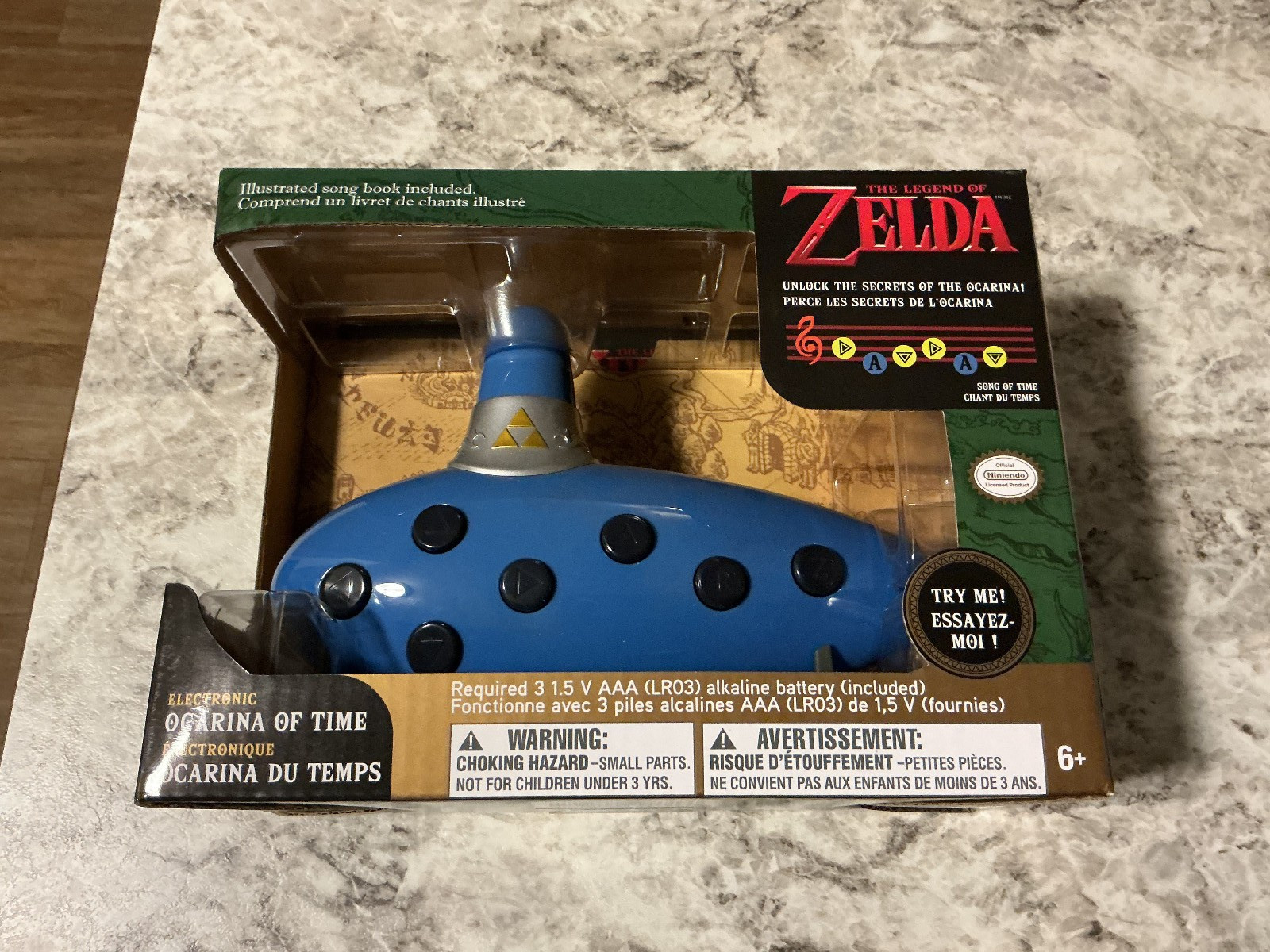 ThinkGeek electronic Legend of Zelda Ocarina of Time toy - brand new, sealed